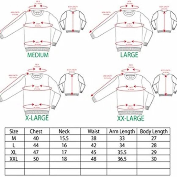 Buffalo Bills Busy Block Snowfall Hand Made Sweater- See Measurement For Size - Picture 8 of 8